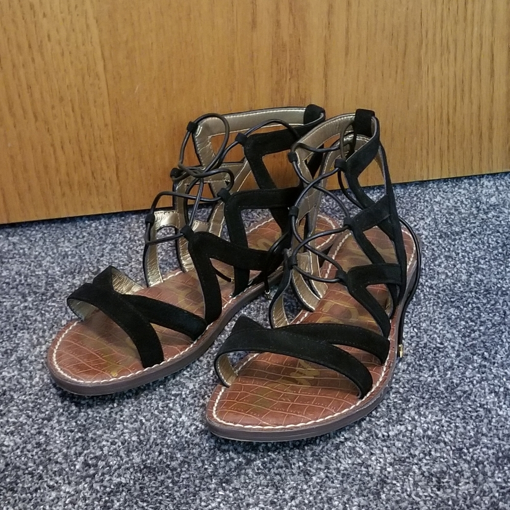 Sam Edelman Black Sandals (8.5 US) (38.5 Euro)